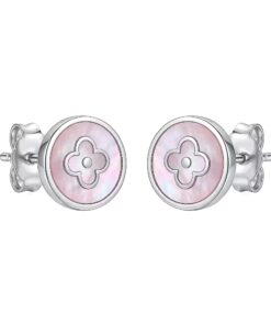 Topo Esmaltado rosado con trebol