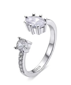 Anillo Compromiso Doble Piedra