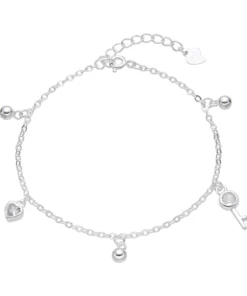 Pulsera coraz?n y llave