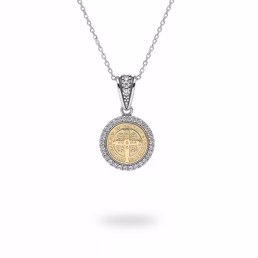 Mini Medalla San Benito 4cm