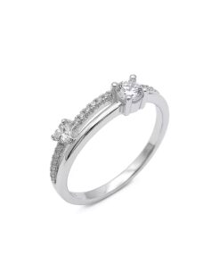 Anillo Compromiso Plata 925