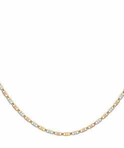 Cadena Gucci Plana 3 oros 40CM