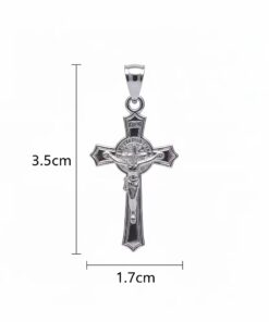 Dije Cruz Cristo 4cm