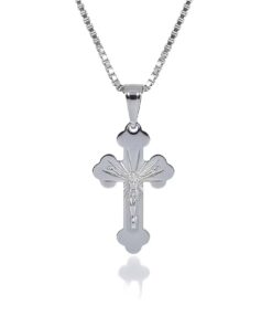 Dije Cruz con Cristo 4cm