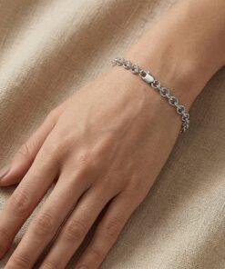 Pulsera Rolo Diamantada