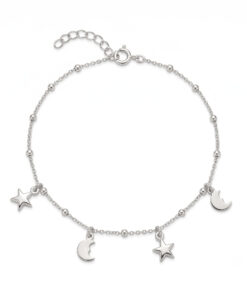 Tobillera de Luna y Estrella